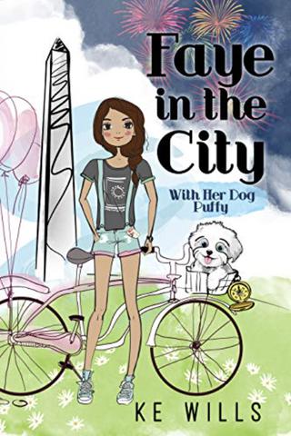 Faye in the City: With Her Dog Puffy